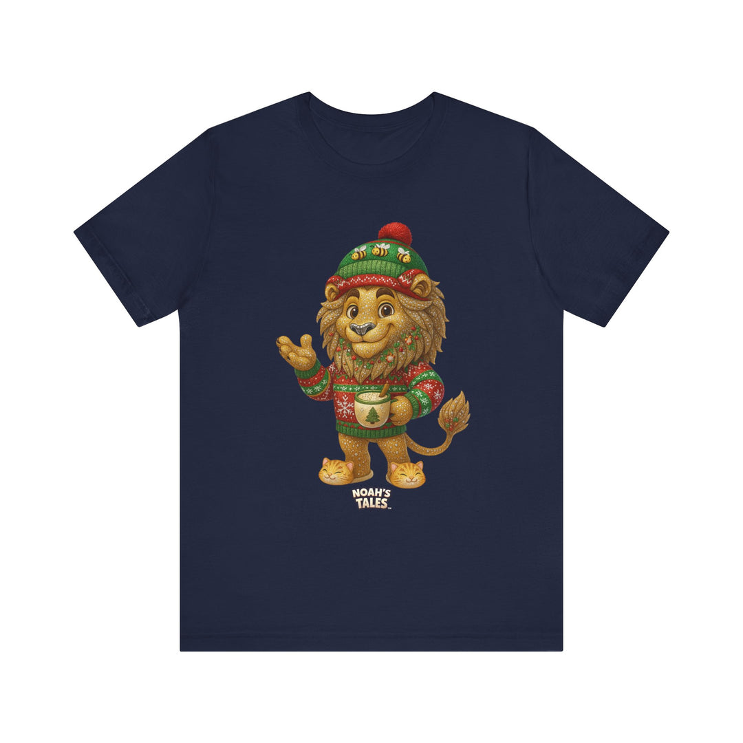 Noah’s Tales™ Christmas Leo Men's Bella T-Shirt