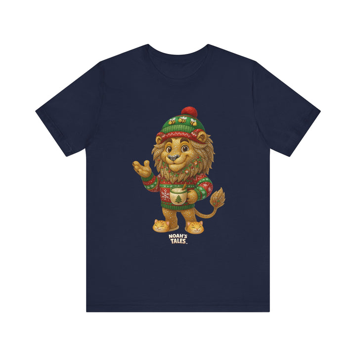 Noah’s Tales™ Christmas Leo Men's Bella T-Shirt