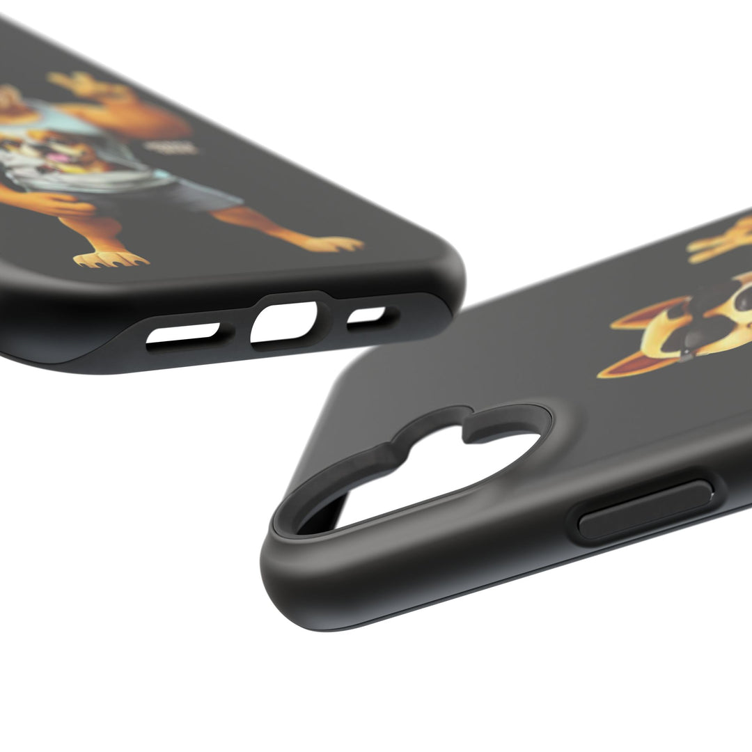 Noah’s Tales™ Ranger Magnet Phone Case Pet Lover Phone Cover Funny Phone Case Unique Gift for Dog Owners Quirky Dog Design