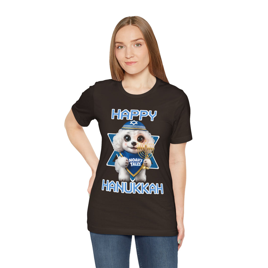 Noah’s Tales™ Happy Hanukkah Coco Girl's Bella T-Shirt