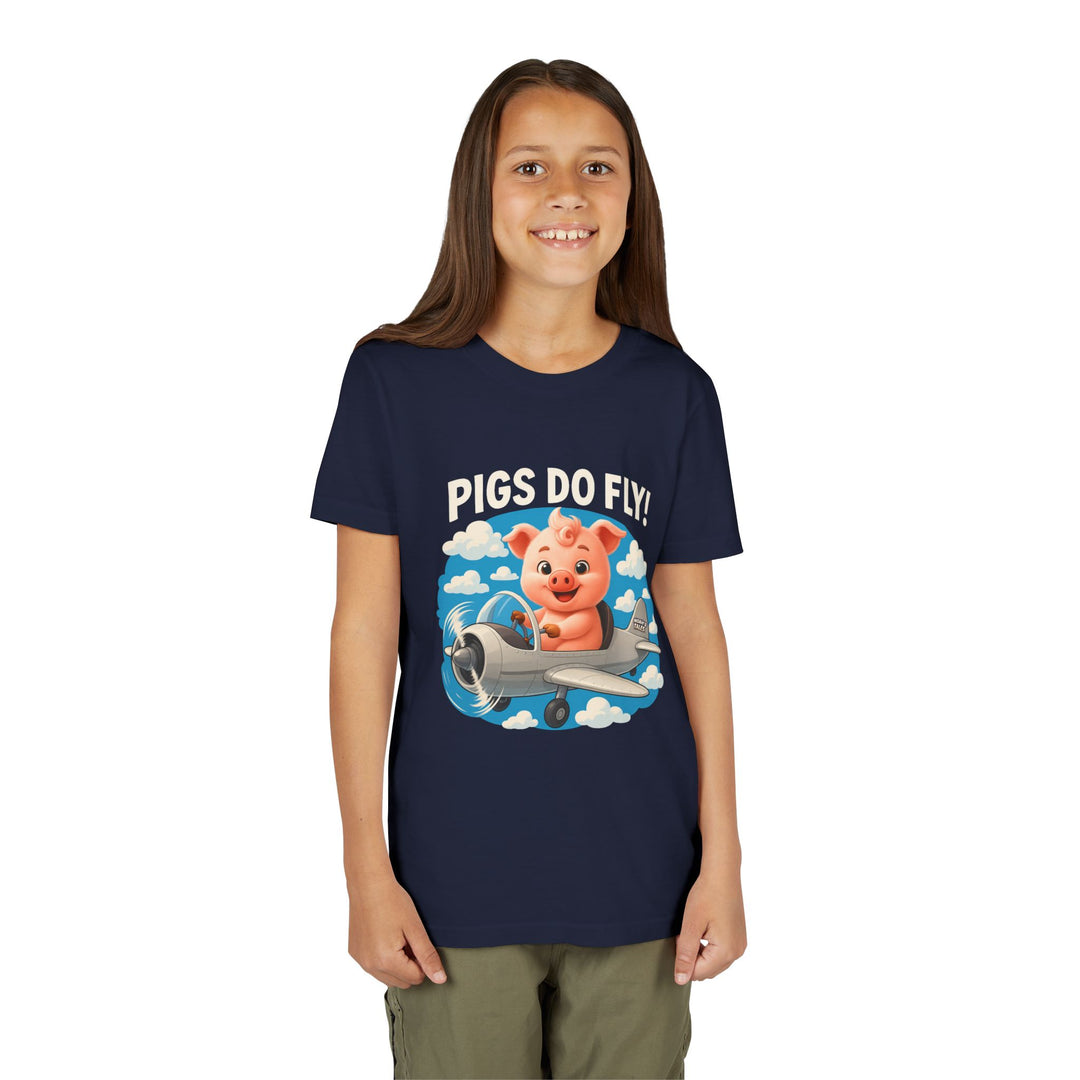 Noah’s Tales™ Pigs Do Fly Girls Bella Shirt