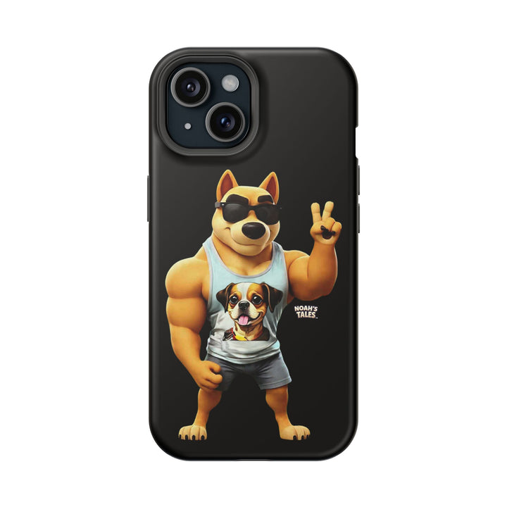 Noah’s Tales™ Ranger Magnet Phone Case Pet Lover Phone Cover Funny Phone Case Unique Gift for Dog Owners Quirky Dog Design