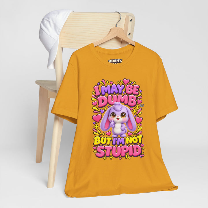 Noah’s Tales™ I May Be Dumb But I’m Not Stupid | Lilac Women's Bella T-Shirt