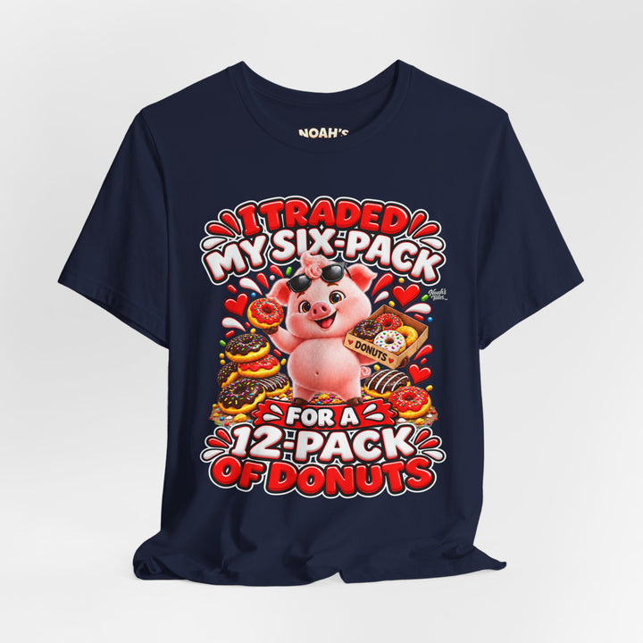 Noah’s Tales™ I Traded My Six-Pack For A 12-Pack Of Donuts | Pip Men's T-Shirt
