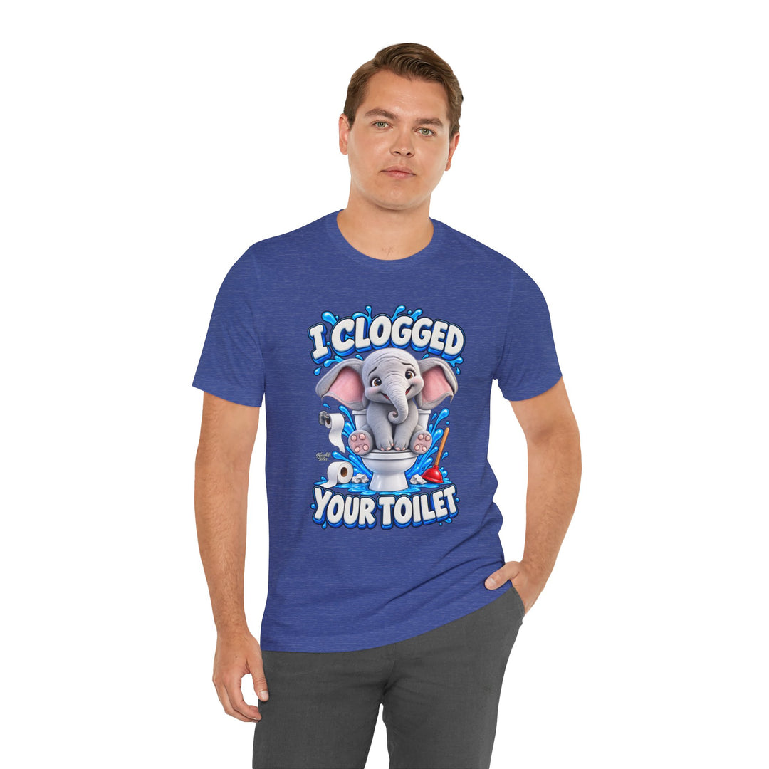 Noah’s Tales™ I Clogged Your Toilet | Ellie Belle Men's T-Shirt