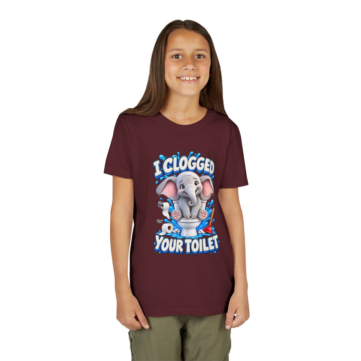 Noah’s Tales™ I Clogged Your Toilet | Ellie Belle Girl's Bella T-Shirt
