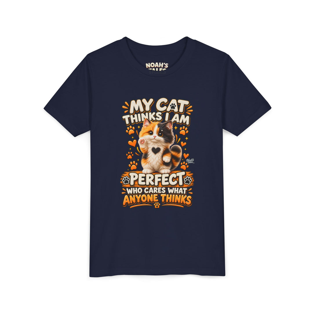 Noah’s Tales™ My Cat Thinks I Am Perfect | Tommy Girl's Bella T-Shirt