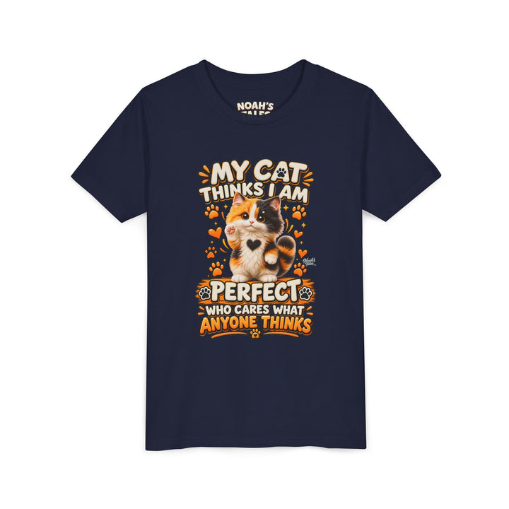 Noah’s Tales™ My Cat Thinks I Am Perfect | Tommy Girl's Bella T-Shirt