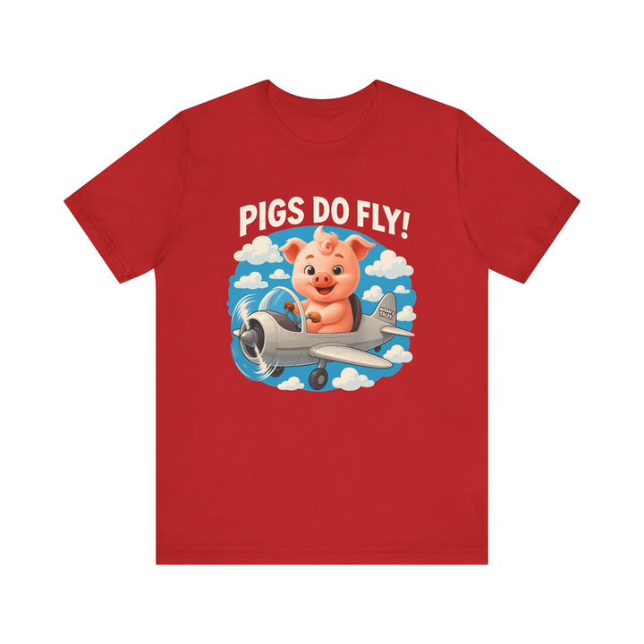 Noah’s Tales™ Pigs Do Fly Men Bella T-Shirt