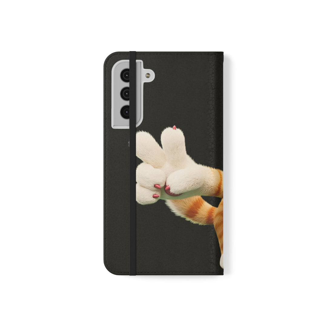 Noah’s Tales™ Tommy Flip Case Cartoon Phone Cover Pet Lover Gift Trendy Smartphone Wallet Animal Print Case