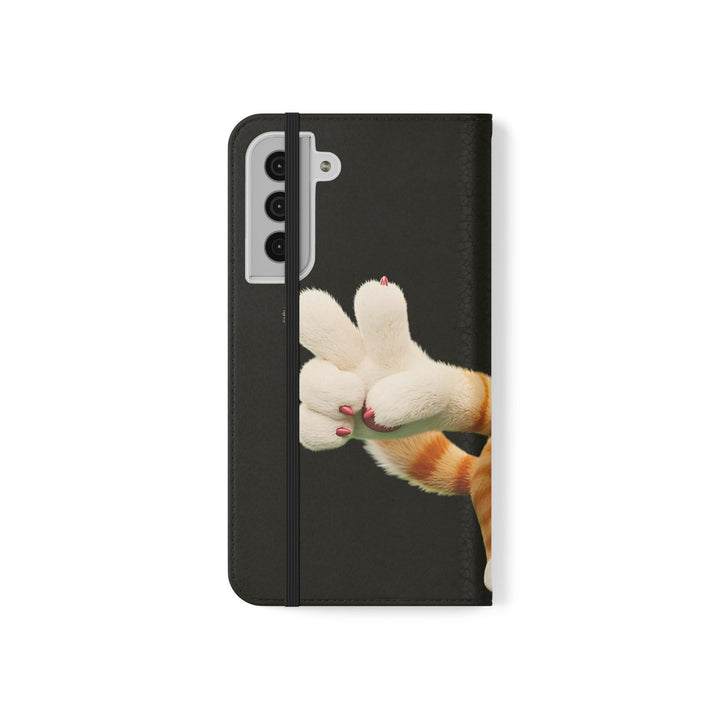 Noah’s Tales™ Tommy Flip Case Cartoon Phone Cover Pet Lover Gift Trendy Smartphone Wallet Animal Print Case