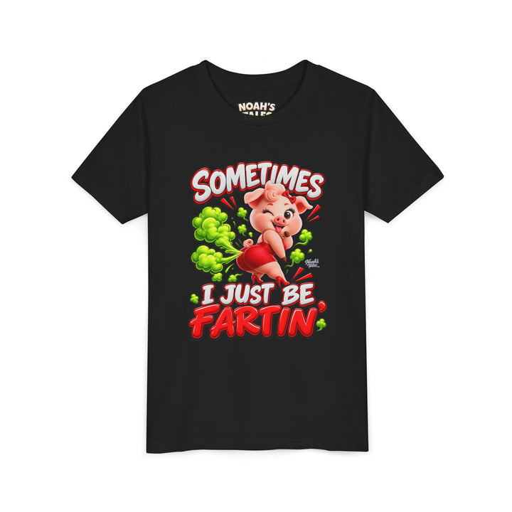 Noah’s Tales™ Sometimes I Just Be Fartin’ | Pip Girlfriend Girl's Bella T-Shirt