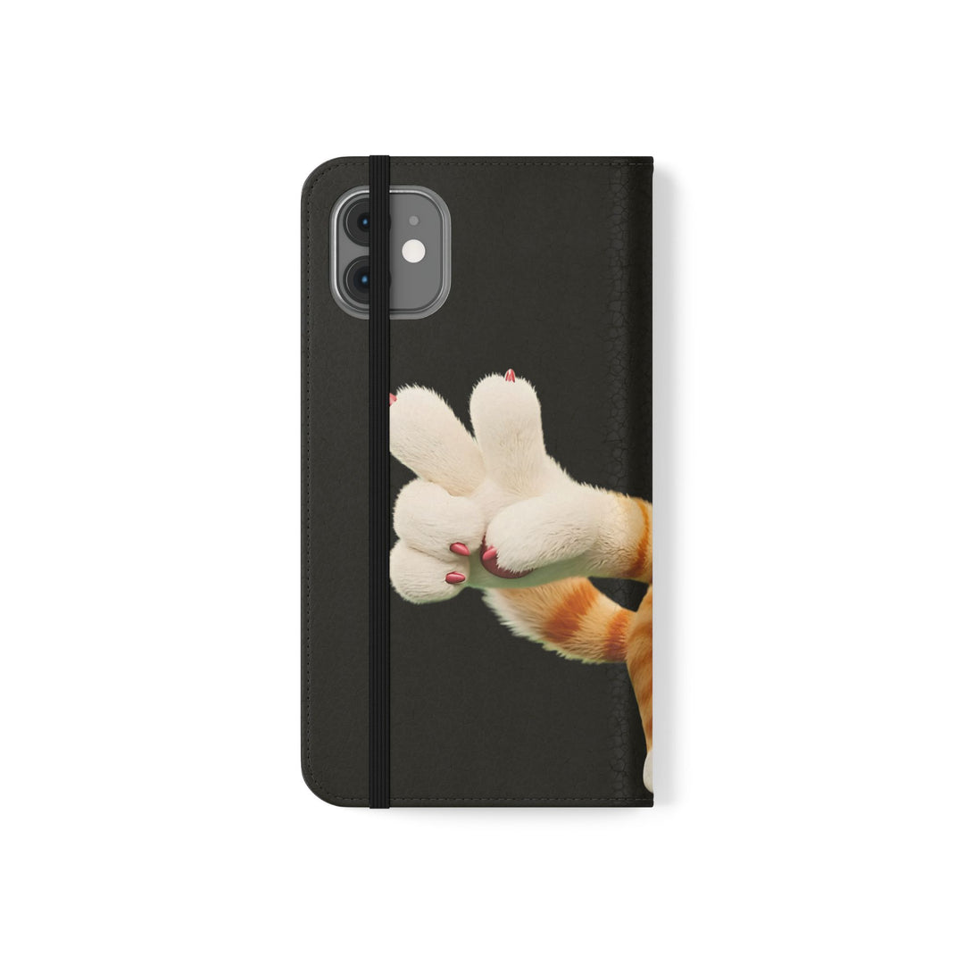 Noah’s Tales™ Tommy Flip Case Cartoon Phone Cover Pet Lover Gift Trendy Smartphone Wallet Animal Print Case