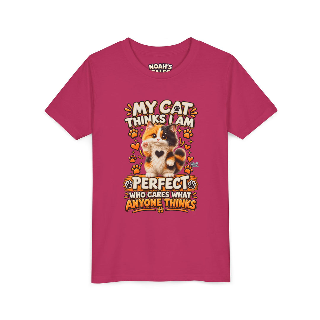 Noah’s Tales™ My Cat Thinks I Am Perfect | Tommy Girl's Bella T-Shirt