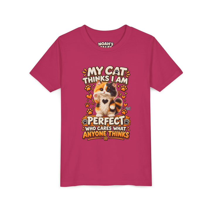 Noah’s Tales™ My Cat Thinks I Am Perfect | Tommy Girl's Bella T-Shirt