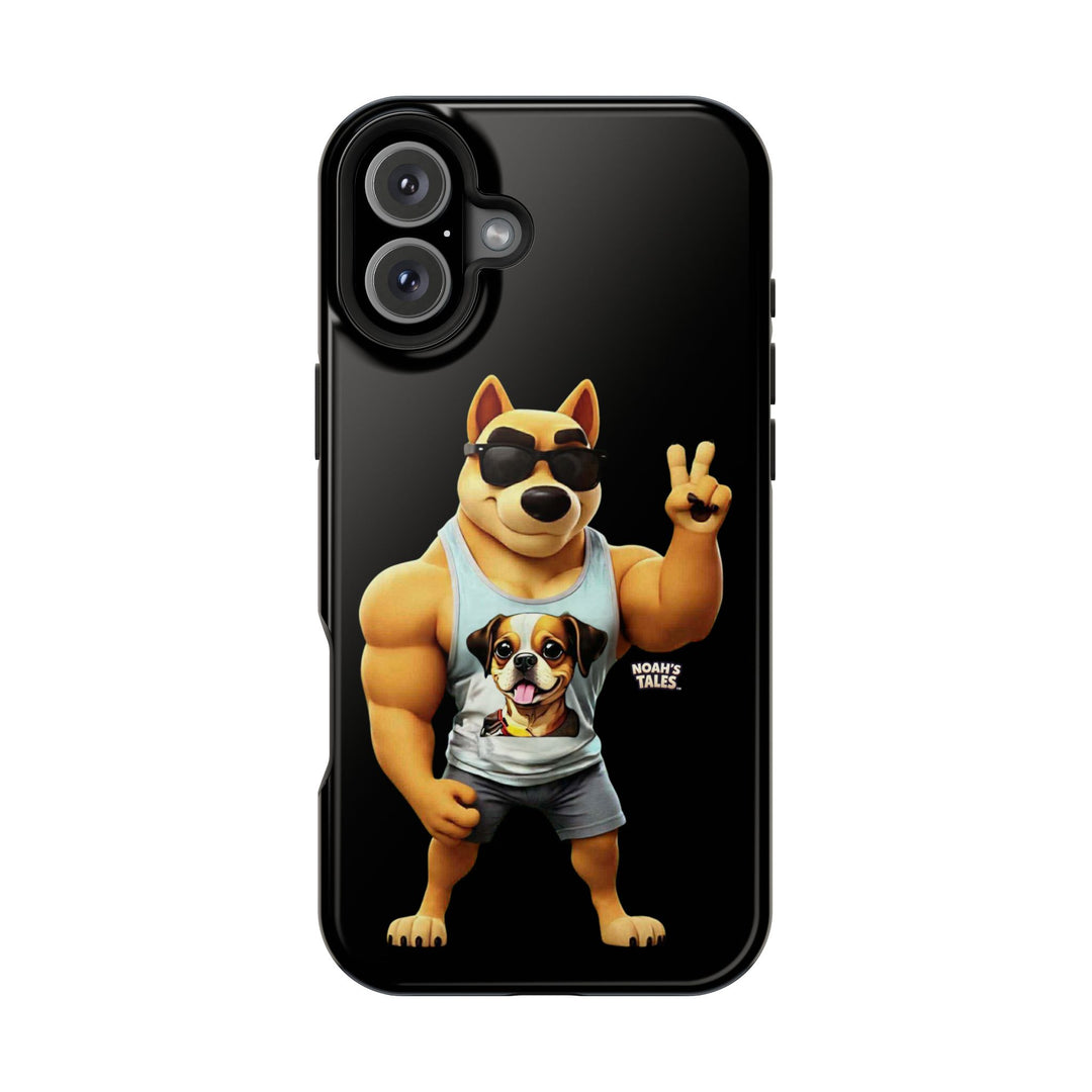Noah’s Tales™ Ranger Magnet Phone Case Pet Lover Phone Cover Funny Phone Case Unique Gift for Dog Owners Quirky Dog Design