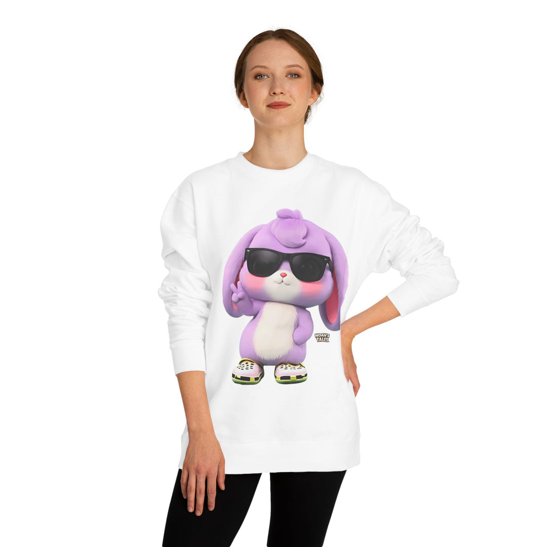 Noah’s Tales™ Cool Lilac Women's Crew Neck Sweatshir