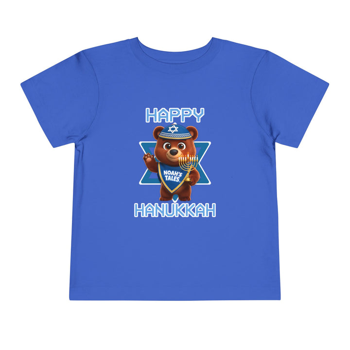 Noah’s Tales™ Happy Hanukkah Bear Boy's Bella T-Shirt