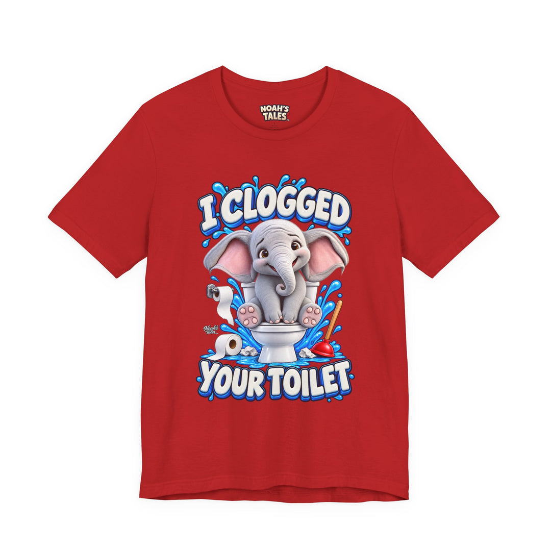 Noah’s Tales™ I Clogged Your Toilet | Ellie Belle Men's T-Shirt