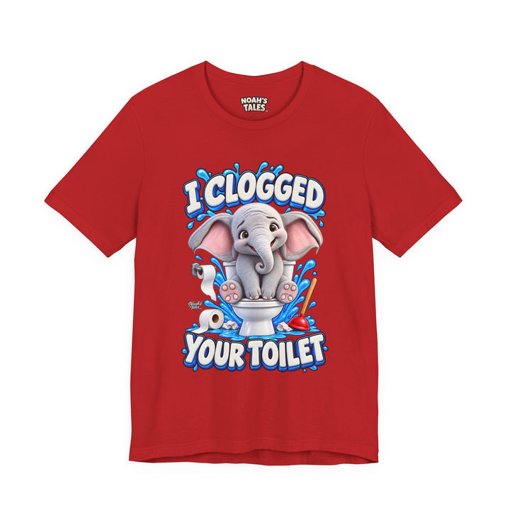 Noah’s Tales™ I Clogged Your Toilet | Ellie Belle Men's T-Shirt
