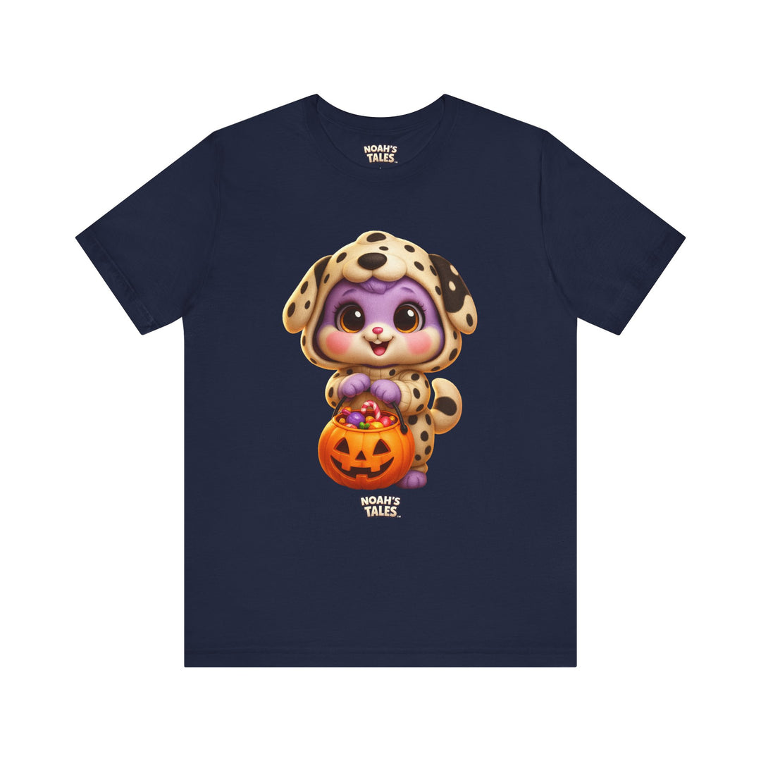 Noah’s Tales™ Halloween Lilac Men's Bella T-Shirt