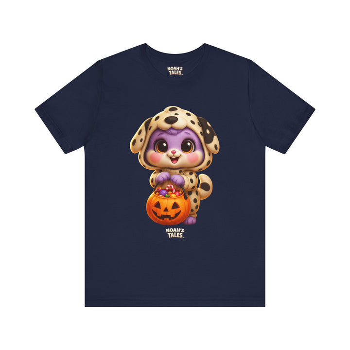 Noah’s Tales™ Halloween Lilac Men's Bella T-Shirt
