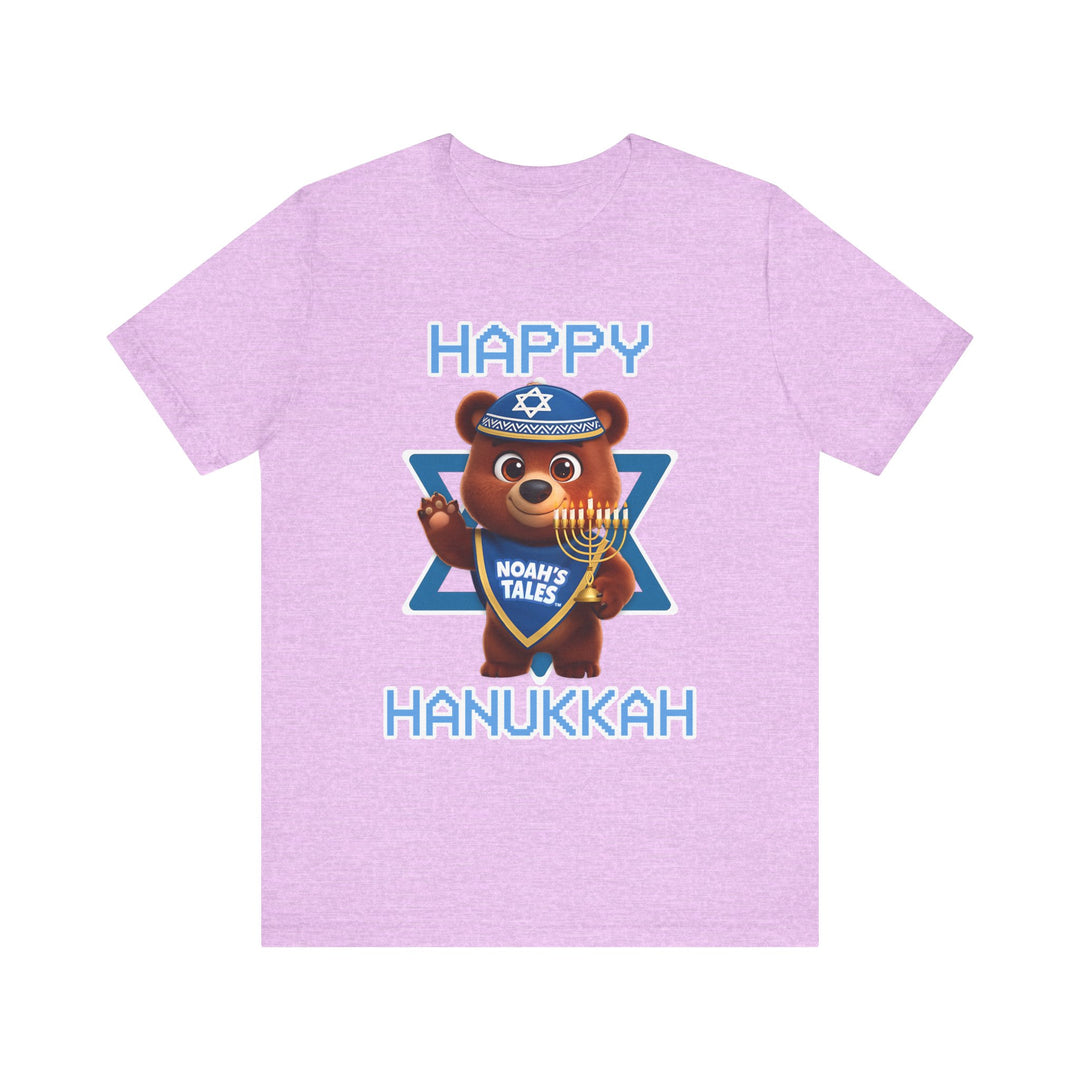 Noah’s Tales™ Happy Hanukkah Bear Women's T-Shirt