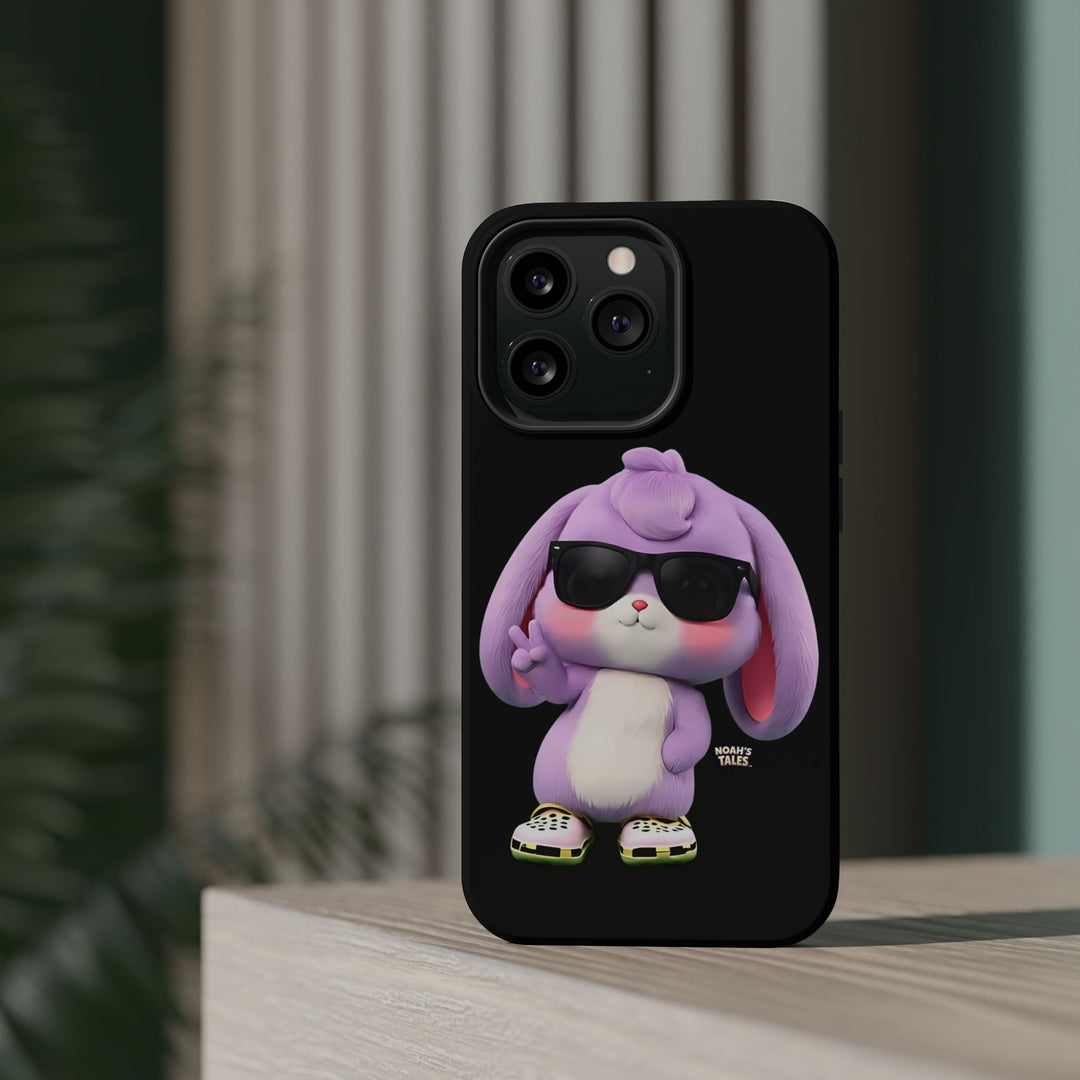 Noah’s Tales™ Lilac Phone Case Vibrant Protective cover Fun Gift for Kids and Teens Unique Cartoon Design