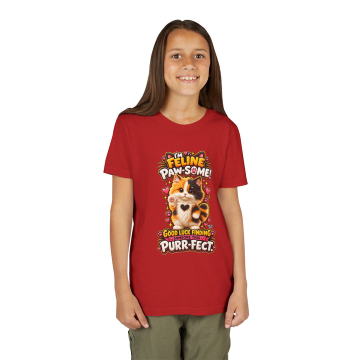 Noah’s Tales™ I’m Feline Paw-Some | Tommy Girl's Bella T-Shirt