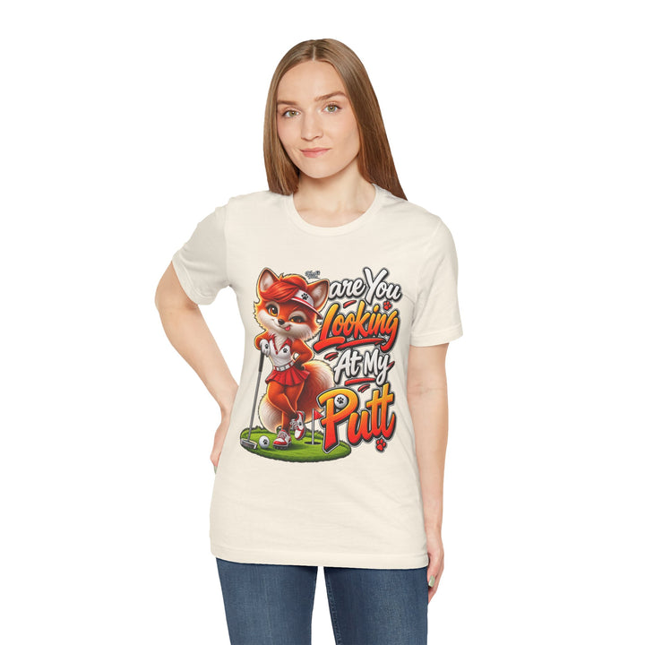 Noah’s Tales™ Are You Looking At My Putt | Ember Women's Bella T-Shirt