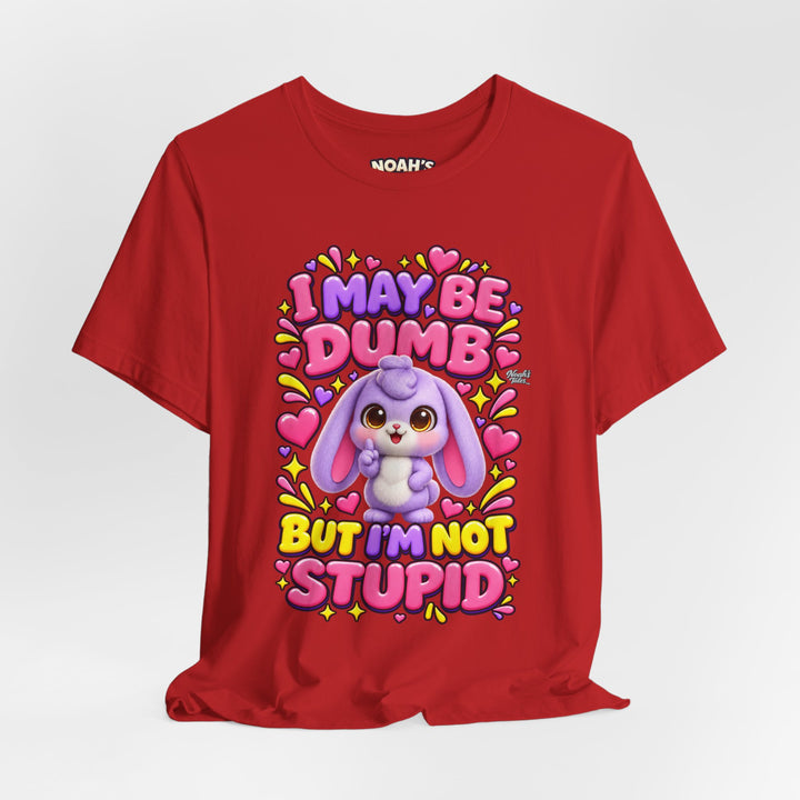 Noah’s Tales™ I May Be Dumb But I’m Not Stupid | Lilac Men's T-Shirt