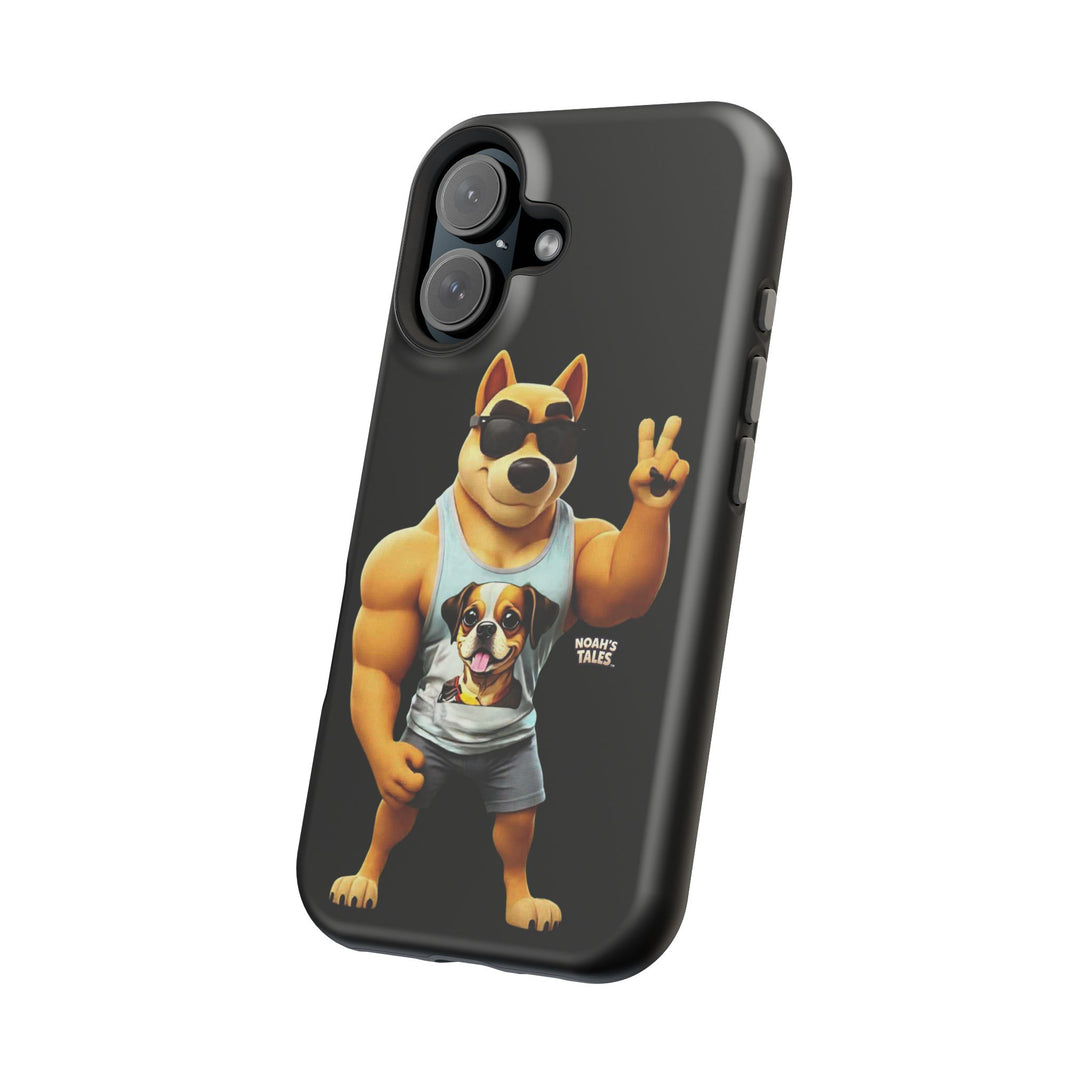 Noah’s Tales™ Ranger Magnet Phone Case Pet Lover Phone Cover Funny Phone Case Unique Gift for Dog Owners Quirky Dog Design