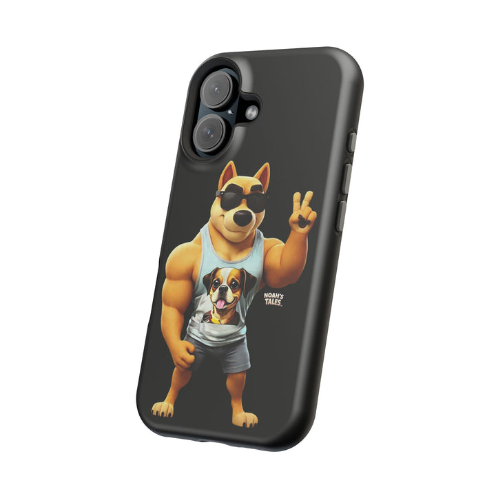 Noah’s Tales™ Ranger Magnet Phone Case Pet Lover Phone Cover Funny Phone Case Unique Gift for Dog Owners Quirky Dog Design
