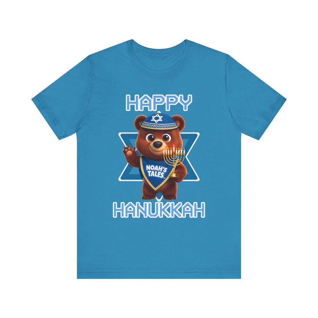 Noah’s Tales™ Happy Hanukkah Bear Women's T-Shirt
