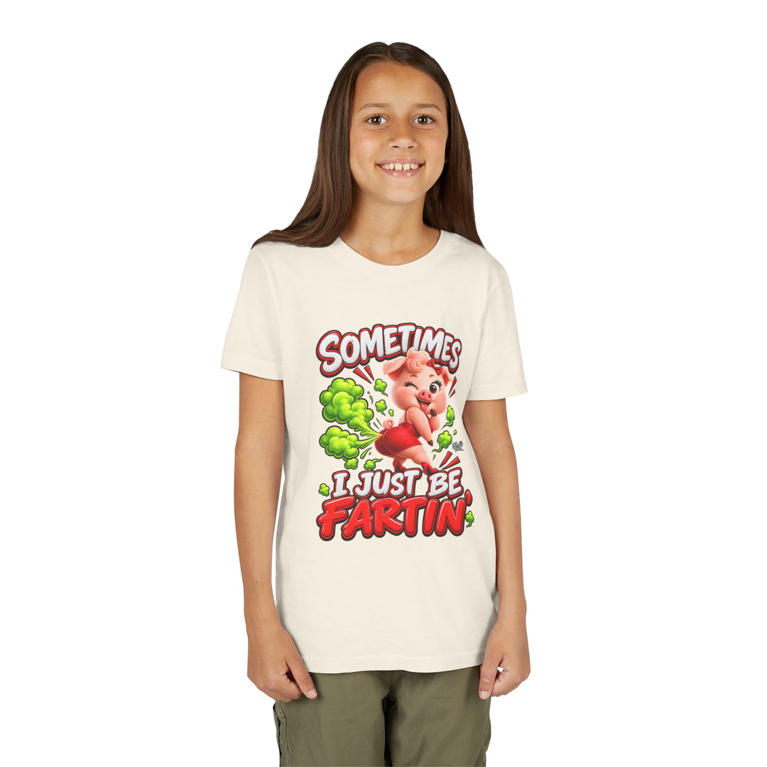 Noah’s Tales™ Sometimes I Just Be Fartin’ | Pip Girlfriend Girl's Bella T-Shirt