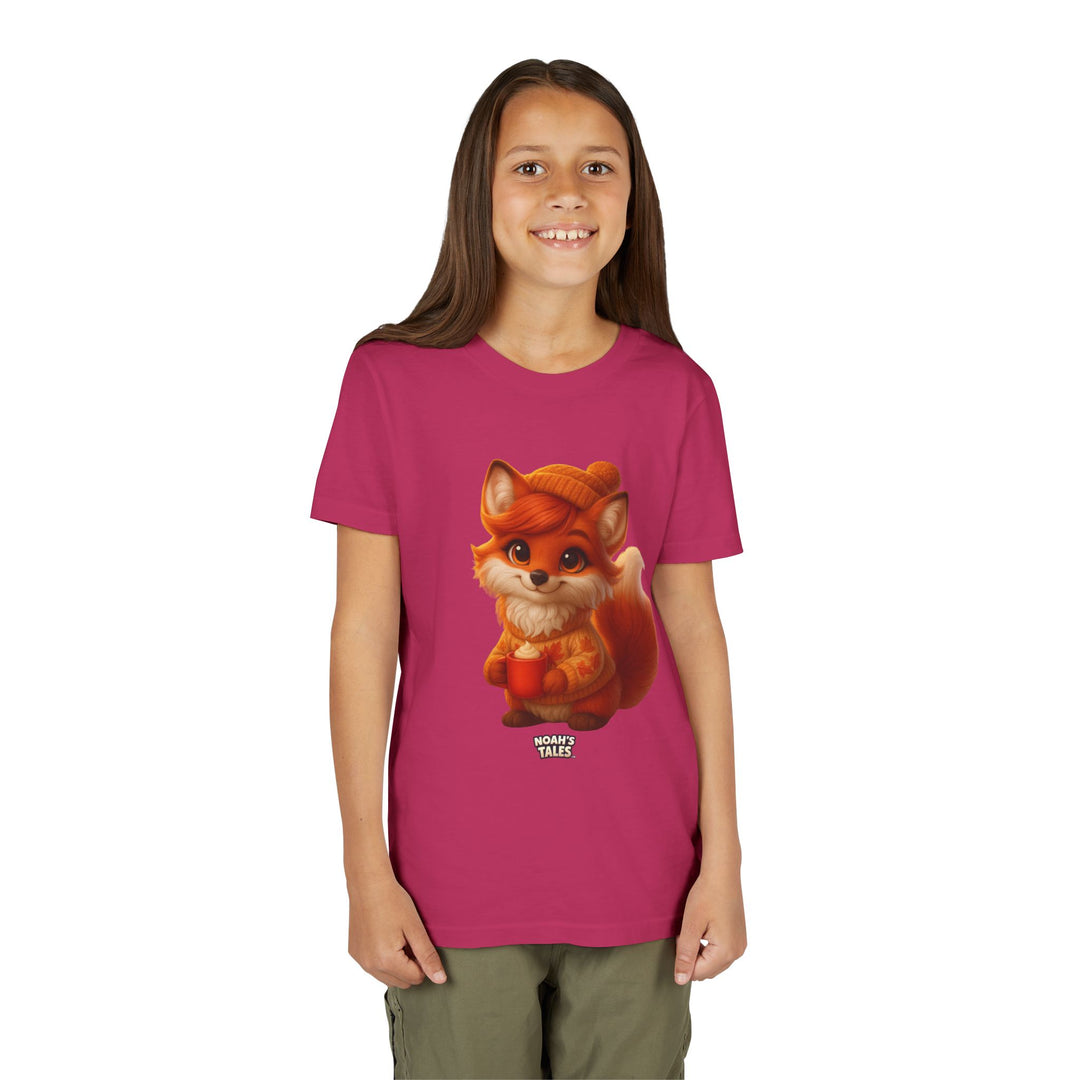 Noah’s Tales™ Thanksgiving Ember Girl's Bella T-Shirt