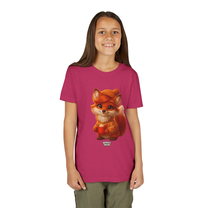 Noah’s Tales™ Thanksgiving Ember Girl's Bella T-Shirt