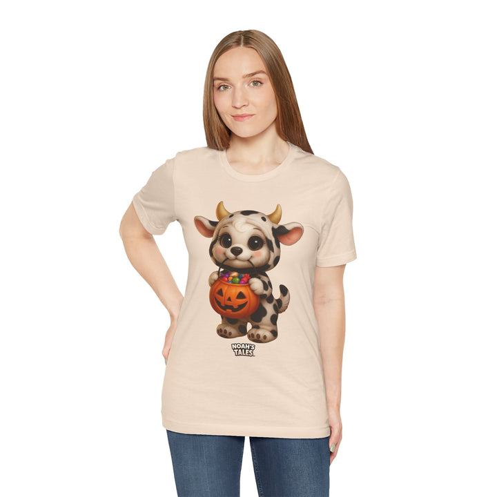 Noah’s Tales™ Cow Halloween Costume Coco Women's Bella T-Shirt