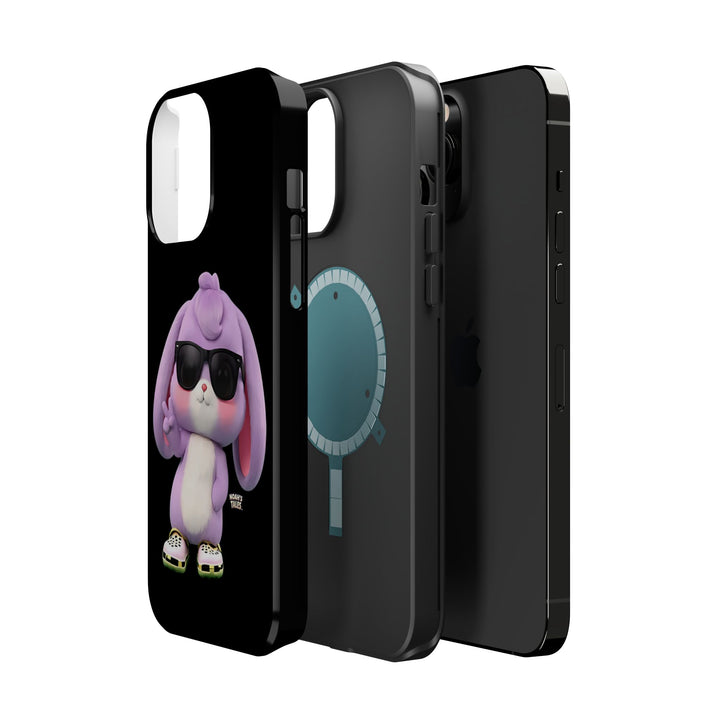 Noah’s Tales™ Lilac Phone Case Vibrant Protective cover Fun Gift for Kids and Teens Unique Cartoon Design