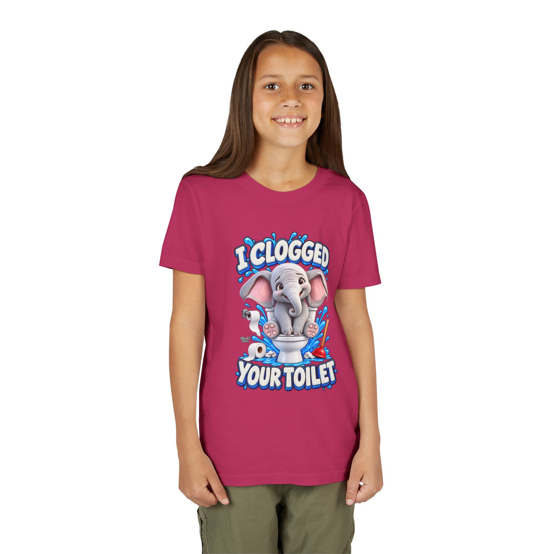 Noah’s Tales™ I Clogged Your Toilet | Ellie Belle Girl's Bella T-Shirt