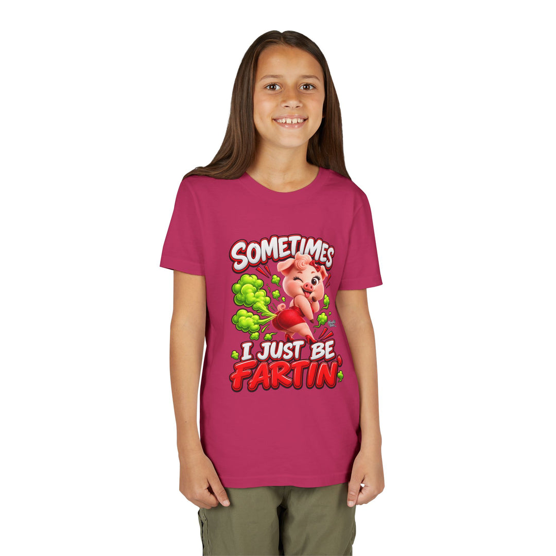 Noah’s Tales™ Sometimes I Just Be Fartin’ | Pip Girlfriend Girl's Bella T-Shirt
