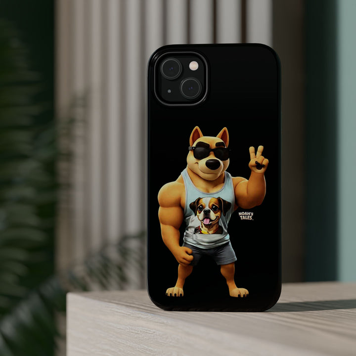 Noah’s Tales™ Ranger Magnet Phone Case Pet Lover Phone Cover Funny Phone Case Unique Gift for Dog Owners Quirky Dog Design