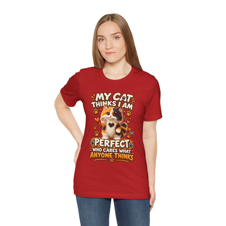 Noah’s Tales™ My Cat Thinks I Am Perfect | Tommy Women's Bella T-Shirt