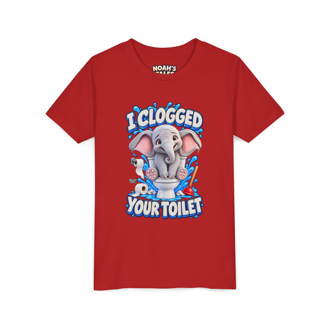 Noah’s Tales™ I Clogged Your Toilet | Ellie Belle Girl's Bella T-Shirt
