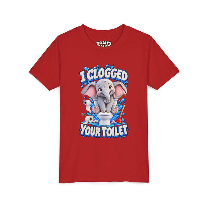 Noah’s Tales™ I Clogged Your Toilet | Ellie Belle Girl's Bella T-Shirt