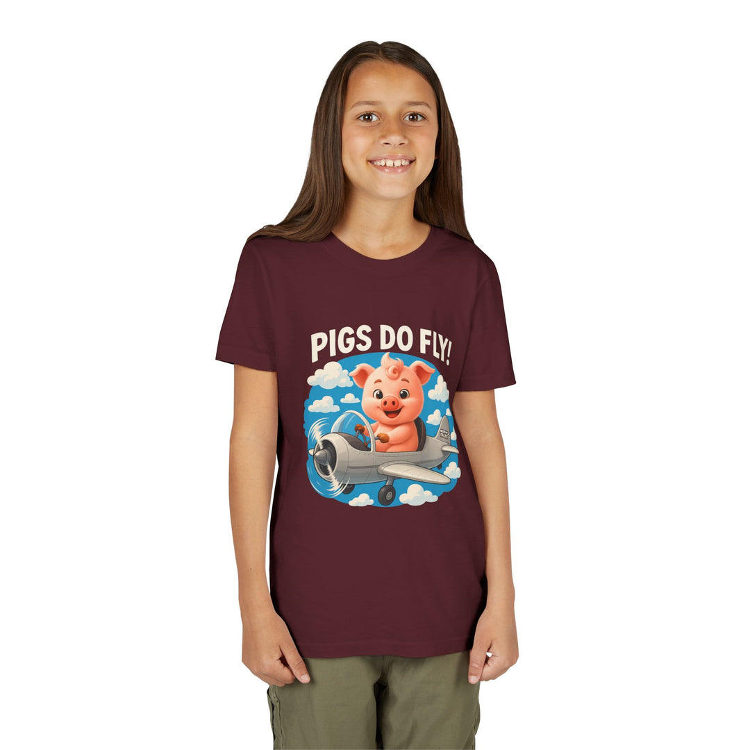 Noah’s Tales™ Pigs Do Fly Girls Bella Shirt