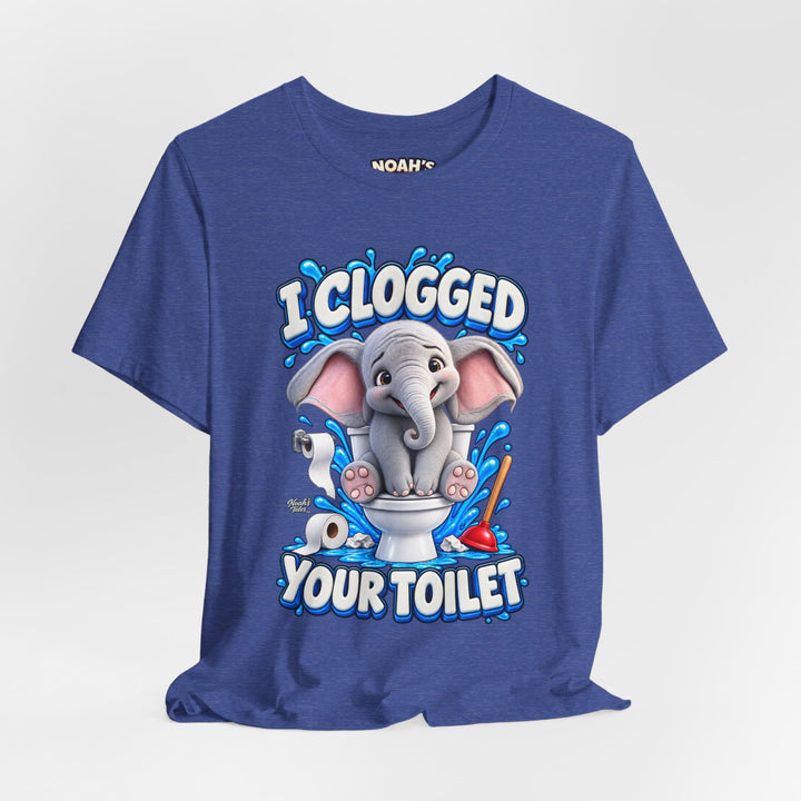 Noah’s Tales™ I Clogged Your Toilet | Ellie Belle Men's T-Shirt