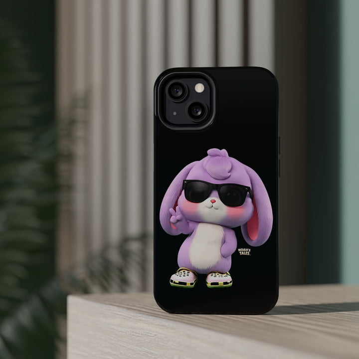 Noah’s Tales™ Lilac Phone Case Vibrant Protective cover Fun Gift for Kids and Teens Unique Cartoon Design