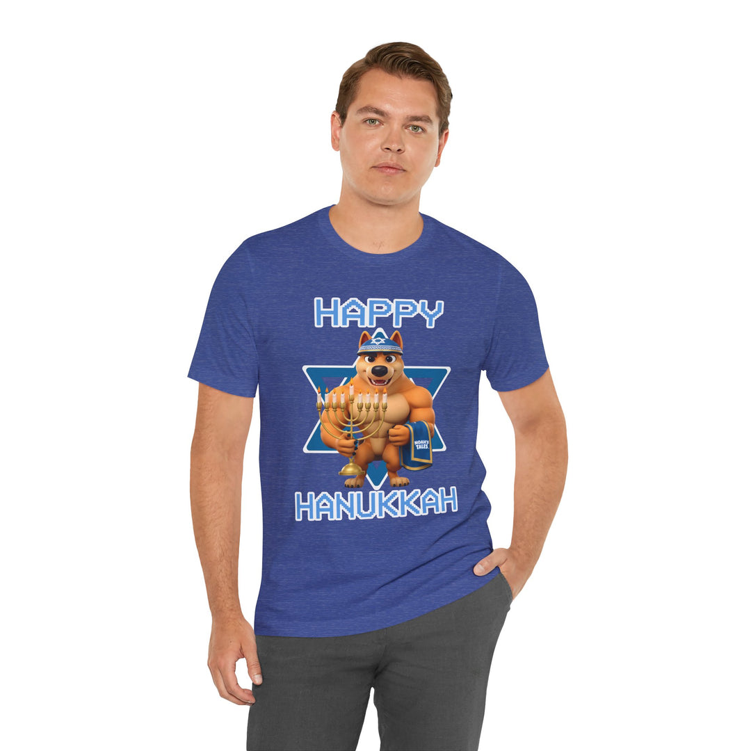 Noah’s Tales™ Happy Hanukkah Ranger Men's Bella T-Shirt