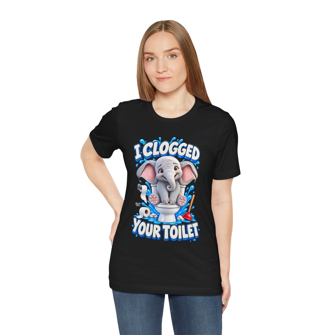 Noah’s Tales™ I Clogged Your Toilet | Ellie Belle Women's Bella T-Shirt